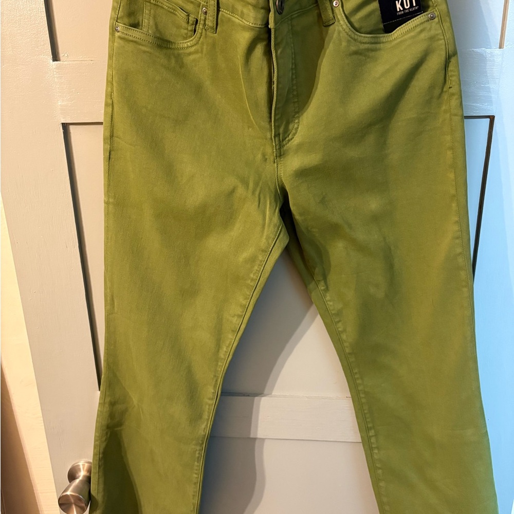 Kut from the Kloth Women's Green Slim Pants